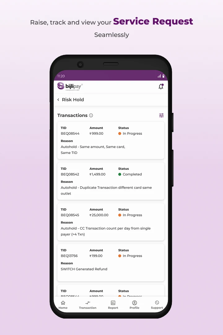 Raise, Track and View your Service Request seamlessly